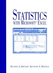 Tapa de Statistics with Microsoft Excel
