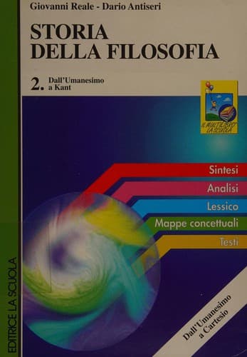 Tapa de Storia della filosofia