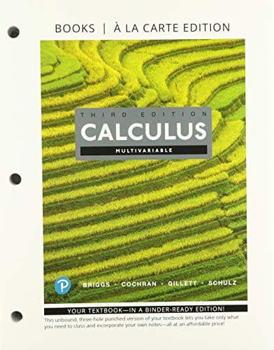 Tapa de Calculus, Multivariable, Loose-Leaf Version Plus MyLab Math with Pearson eText - 18-Week Access Card Package