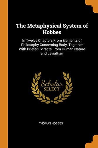 Tapa de The Metaphysical System of Hobbes