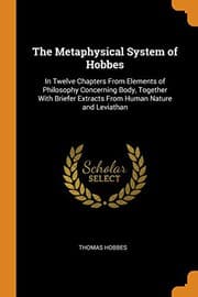 Tapa de The Metaphysical System of Hobbes