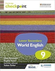 Tapa de Cambridge Checkpoint Lower Secondary World English Student's Book 9