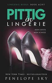 Tapa de Pittig in lingerie