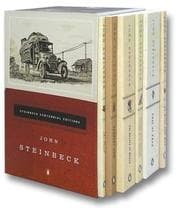 Tapa de The Steinbeck Centennial Collection (Cannery Row / East of Eden / Grapes of Wrath / In Search of America / Of Mice and Men / Pearl / Travels With Charley)
