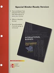 Tapa de Loose Leaf International Business with Connect Access Card
