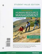 Tapa de Fundamentals of Human Resource Management, Student Value Edition + 2019 MyLab Management with Pearson eText -- Access Card Package