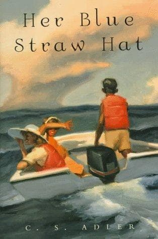 Tapa de Her blue straw hat