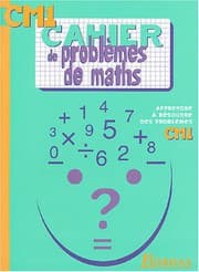 Tapa de CAHIER PROBLEMES DE MATHS CM1