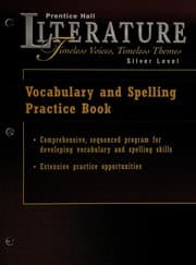 Tapa de Vocabulary and Spelling Practice Book - Silver