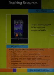 Tapa de Prentice Hall Literature--Teaching Resources--Unit 3--A Turbulent Time