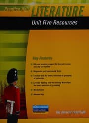 Tapa de Prentice Hall Literature--Unit Five Resources--The British Tradition