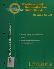 Tapa de Review and Remediation Skill Book - Bronze Level