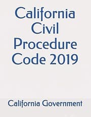 Tapa de California Civil Procedure Code 2019