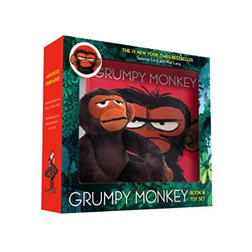 Tapa de Grumpy Monkey Book and Toy Set