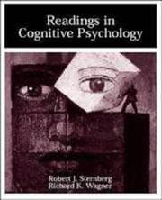 Tapa de Readings in cognitive psychology