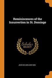 Tapa de Reminiscences of the Insurrection in St. Domingo