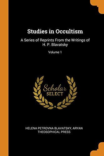 Tapa de Studies in Occultism