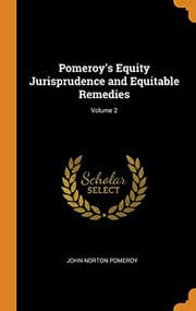 Tapa de Pomeroy's Equity Jurisprudence and Equitable Remedies; Volume 2