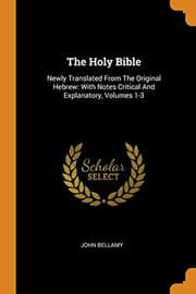 Tapa de The Holy Bible : Newly Translated from the Original Hebrew