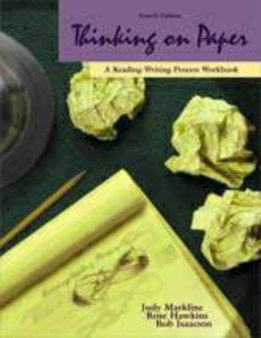Tapa de Thinking on Paper