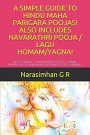 Tapa de A SIMPLE GUIDE TO HINDU MAHA PARIGARA POOJAS! ALSO INCLUDES NAVARATHRI POOJA / LAGU HOMAM/YAGNA!