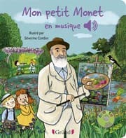 Tapa de Mon petit Monet en musique - Livre sonore avec 6 puces - Dès 1 an