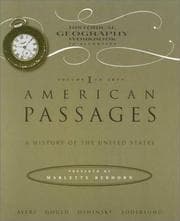 Tapa de HIstorical Geography Workbook to Accompany American Passages