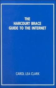 Tapa de The Harcourt Brace guide to the Internet