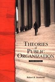 Tapa de Theories of public organization