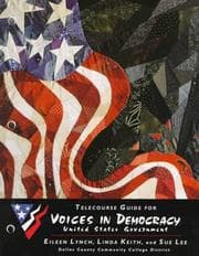 Tapa de Telecourse Guide for Voices in Democracy United States Government