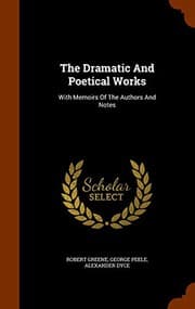 Tapa de The Dramatic And Poetical Works