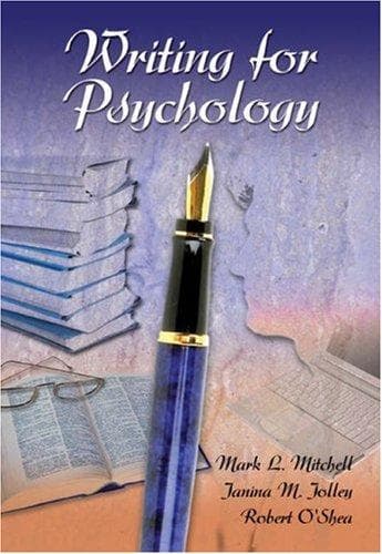 Tapa de Writing for psychology