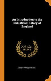 Tapa de An introduction to the industrial history of England