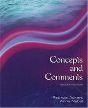 Tapa de Concepts and Comments