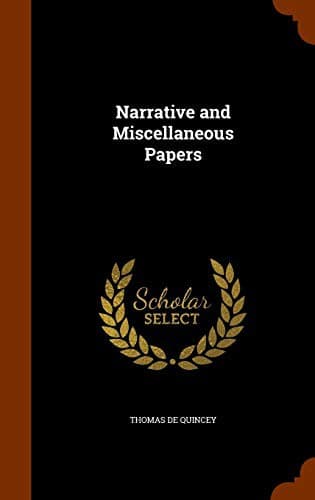 Tapa de Narrative and Miscellaneous Papers