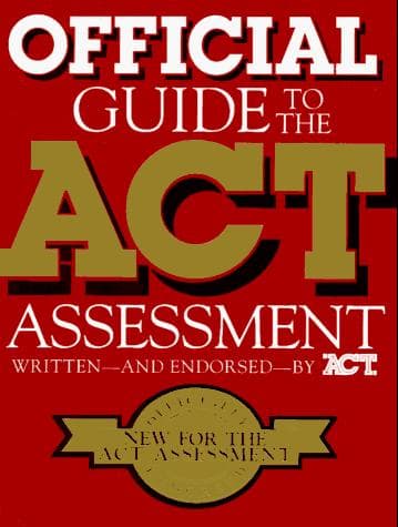 Tapa de Official guide to the ACT assessment