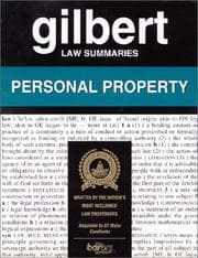 Tapa de Gilbert Law Summaries