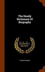 Tapa de The Handy Dictionary Of Biography