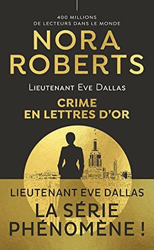 Tapa de Crime en lettres d'or