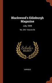 Tapa de Blackwood's Edinburgh Magazine