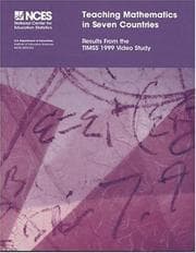 Tapa de Teaching mathematics in seven countries