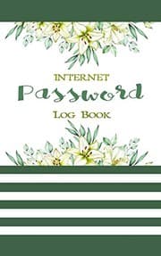 Tapa de internet password log book