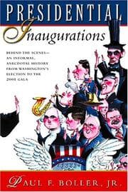 Tapa de Presidential inaugurations