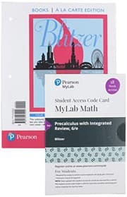 Tapa de Precalculus with Integrated Review, Loose-Leaf Edition Plus MyLab Math with Pearson eText -- 18 Week Access Card Package