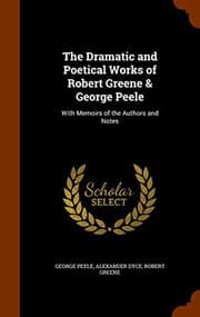 Tapa de The Dramatic and Poetical Works of Robert Greene & George Peele