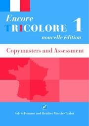 Tapa de Encore Tricolore Nouvelle 1 Copymasters and Assessment
