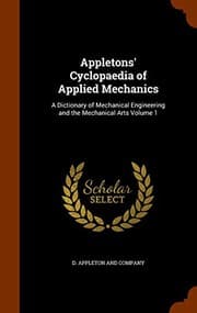 Tapa de Appletons' Cyclopaedia of Applied Mechanics