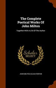 Tapa de The Complete Poetical Works Of John Milton
