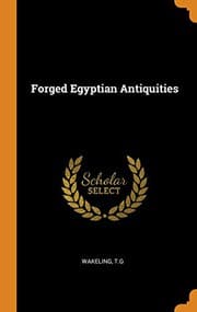 Tapa de Forged Egyptian Antiquities