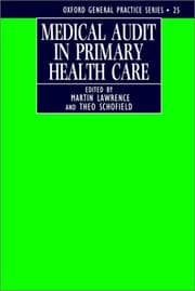 Tapa de Medical audit in primary health care